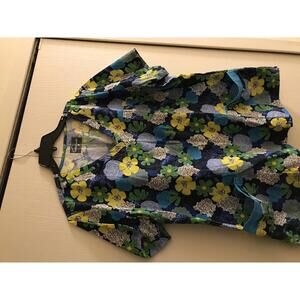 Butter-Soft XL Floral Print Women's Blouse